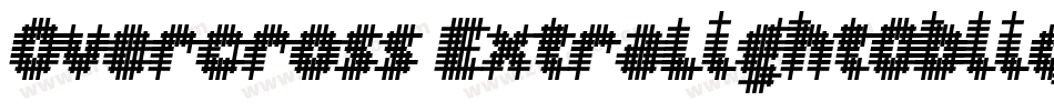 Overcross ExtraLightOblique字体转换